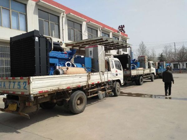四臺(tái)精品玉柴機(jī)器發(fā)貨，配山東斯坦福電機(jī)。